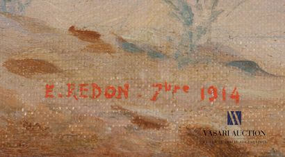 null REDON E.

Touareg dans le désert

Huile sur toile

Signée et datée 7bre 1914...