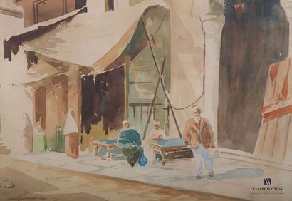 null SARAPHANOFF Nikolai (XIX-XX)

Alley in Istanbul

Watercolor on paper

Signed...
