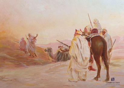 null REDON E.

Touareg dans le désert

Huile sur toile

Signée et datée 7bre 1914...
