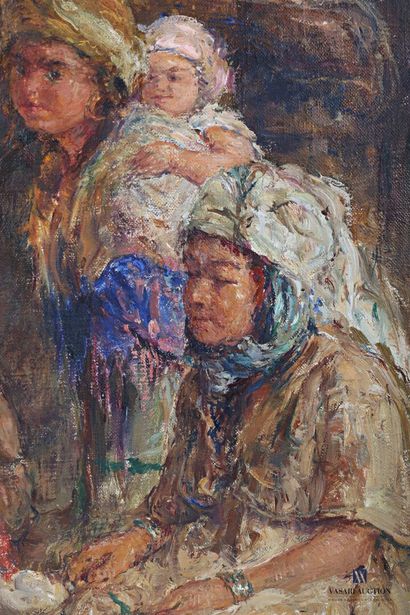 null VERSCHAFFELT Edouard (1874-1955)

Femme et son enfant regardant les fileuse

Huile...