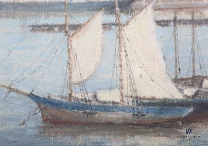 null STURLA Michel (1895-1936)

Sailboat in the port of Algiers

Oil on canvas 

Signed...