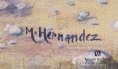 null HERNANDEZ M.

Camp in the desert

Oil on canvas

Signed lower right

38 x 55...