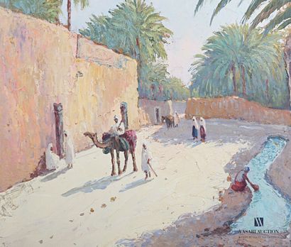 null MANAGO Vincent (1880-1936)

Life in an Oasis

Oil on panel

Signed lower left

60,5...