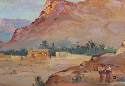 null FÉNASSE Paul (1899-1976)

Oasis dans le sud de l'Algérie

Huile sur toile

Signée...