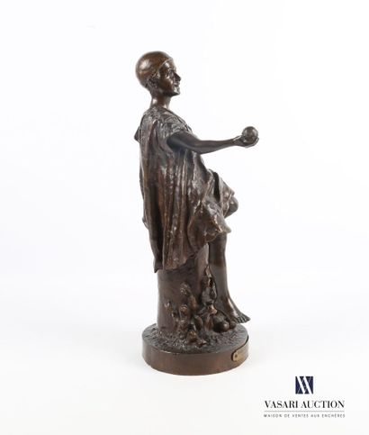 null THUBERT Paul (1847-1933)

Algerian orange merchant

Sculpture in bronze with...