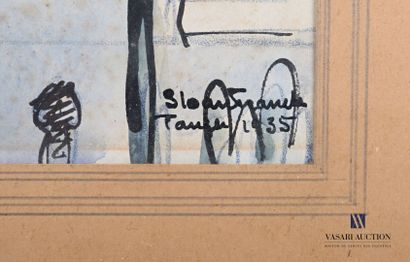 null SLOAN Franck (1900-1984)

Vue de Tanger

Technique mixte 

Signé, situé et daté...
