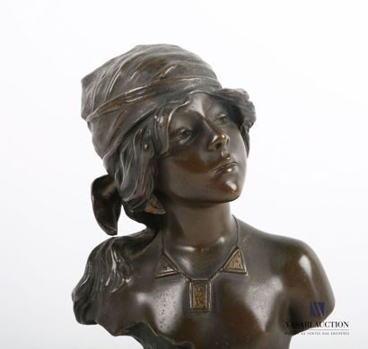 null Emmanuel VILLANIS (1858-1914), after 

 Saida 

Bronze with brown patina on...