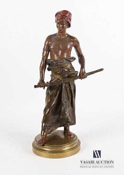 null STEINER Clément Léopold (1853-1899), d'après 

Jeune guerrier à l'épée 

Sculpture...