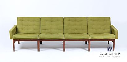 null Ole Gjerløv-Knudsen & Torben Lind. 

Modular sofa composed of four armchairs,...
