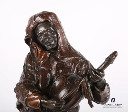 null CORDIER Charles (1827-1905), after

Cimboa player

Bronze with brown patina

Signed...