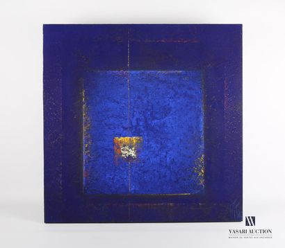 null MITAU Max (born in 1950)

Abstract composition in blue I

Mixed media on panel

Signed...