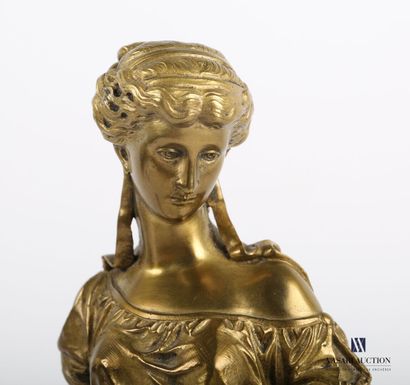 null BOURET Eutrope (1833-1906)

Femme à l'antique drapée

Bronze vernis

Signé sur...