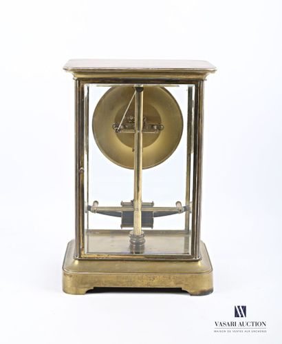 null Pendule Bulle-clock, le cadran de couleur champagne marqué Bulle Clock breveté...