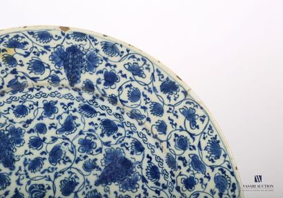 null Delft, 18th century

Earthenware dish with monochrome blue decoration in full...