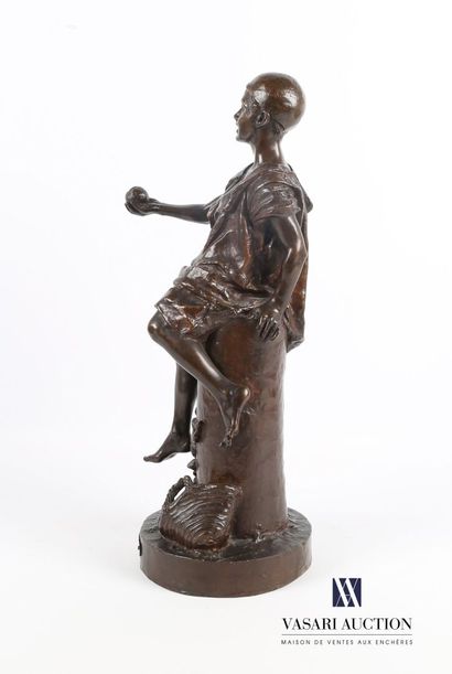 null THUBERT Paul (1847-1933)

Marchand d'oranges Algérien

Sculpture en bronze à...