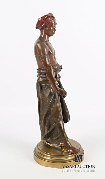 null STEINER Clément Léopold (1853-1899), after 

Young warrior with a sword 

Bronze...