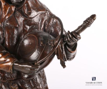null CORDIER Charles (1827-1905), after

Cimboa player

Bronze with brown patina

Signed...