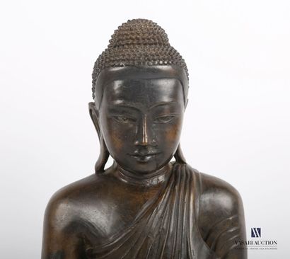 null NEPAL

Seated Buddha in meditation position on a lotiform base, making the sign...