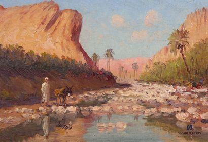 null MANAGO Vincent (1880-1936)

The gorges of El-Kantara (Algeria)

Oil on cardboard

Signed...