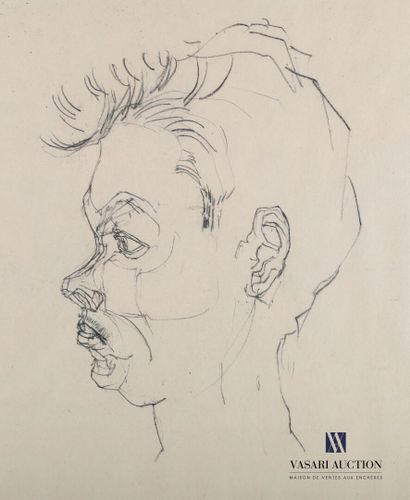 null HAISLEY Robert (1946-2020)

Portrait contemporain 

Croquis au crayon sur papier

Monogrammé...