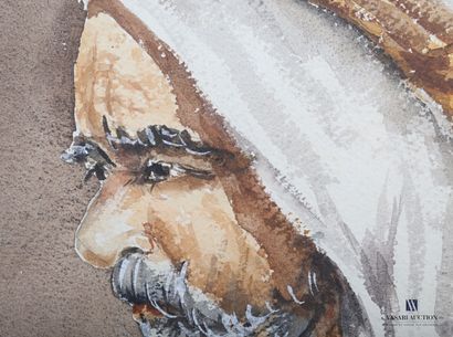 null TROMBIK (XXème siècle)

Homme coiffée d'un turban

Aquarelle sur papier

Signée...