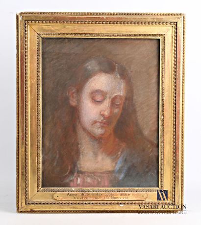 null CARRIERE Eugène Anatole (1849-1906), Suiveur de 

Portrait de personnage biblique...