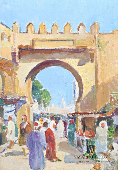 null AUBERT-GRIS Jeanne Marcelle (1881-1972)

The medina of Tangier - Entrance door...