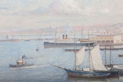 null STURLA Michel (1895-1936)

Sailboat in the port of Algiers

Oil on canvas 

Signed...