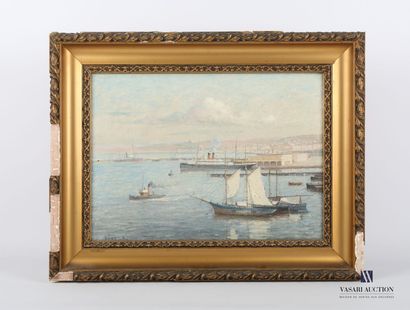 null STURLA Michel (1895-1936)

Sailboat in the port of Algiers

Oil on canvas 

Signed...