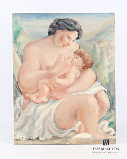 null THOMAS Jean-François (1894-1939)

Maternité

Huile sur panneau

Signé en bas...