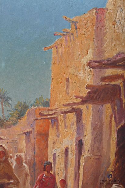 null DELAHOGUE Alexis Auguste (1867-1953)

Animated street in Tolga

Oil on canvas

Signed,...