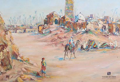 null DUBUT Roger (1890-1960)

Minaret of Temacine, Touggourt (Algeria)

Oil on panel

Signed...