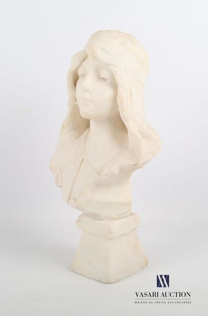 null 
VILLANIS Emmanuel (1858-1914)




Woman with headband



Alabaster




Signed...