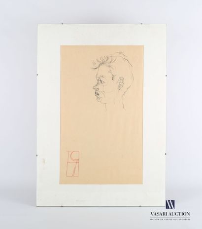 null HAISLEY Robert (1946-2020)

Portrait contemporain 

Croquis au crayon sur papier

Monogrammé...