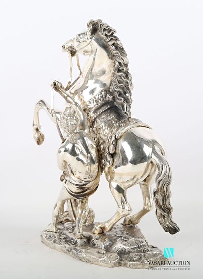 null COUSTOU Guillaume I (1716-1777), after 

Horse of Marly

Bronze with silver...