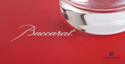 null BACCARAT

Ensemble de cinq verres à whisky 

Signés "Baccarat" et tampon "BACCARAT...