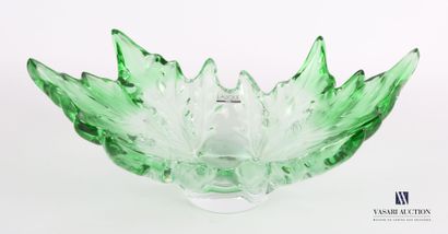 null LALIQUE France

Green crystal bowl, Champs-Élysées model 

Signed Lalique France...