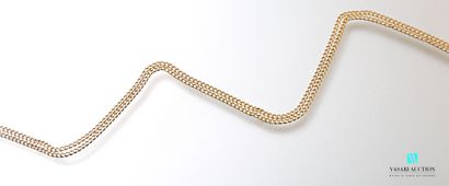 null Long chain in yellow gold 750 thousandths chainmail 7,6 g. Length 76 cm. Hallmark...