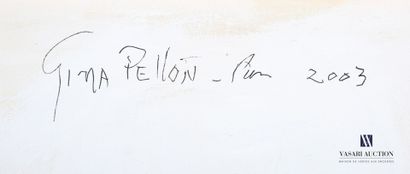 null PELLON Gina (1926-2014)
Female portrait
Signed lower left - Countersigned and...