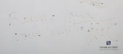null CÉSAR (1921-1998)
Pouce 
Dessin à l'encre brune sur papier
Signé en bas à droite...