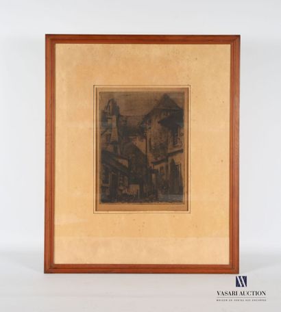 null BEAU Bernard (early 20th century)
View of animated street
Etching
Signed and...