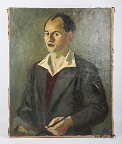 null COURTIN Émile (1923-1997)
Autoportrait - 1950
Huile sur toile
Non signé
81,5...