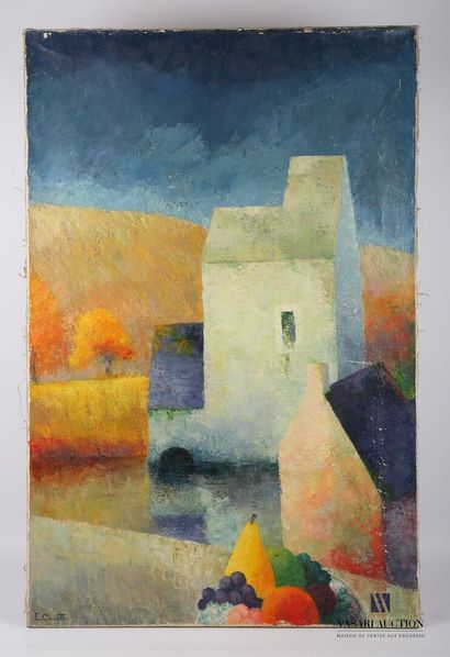 null COURTIN Émile (1923-1997)
Mill under the storm - 1990
Oil on canvas
Signed lower...