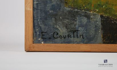 null COURTIN Émile (1923-1997)
La truite avec oursins - 1963
Huile sur toile
Signée...