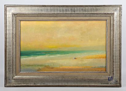 null COURTIN Émile (1923-1997)
Sunset on the sea
Oil on canvas
Signed lower right...