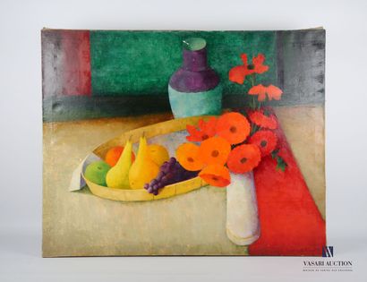 COURTIN Émile (1923-1997)
Dish of fruits...