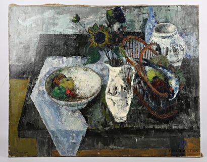 null COURTIN Émile (1923-1997)
Black still life - 1959
Oil on canvas
Signed lower...