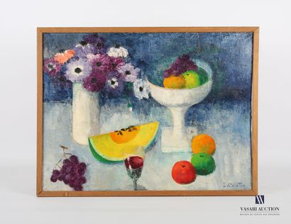 COURTIN Émile (1923-1997)
Still life with...