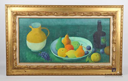 null COURTIN Émile (1923-1997)
Still life with a jug and a plate of fruits
Oil on...