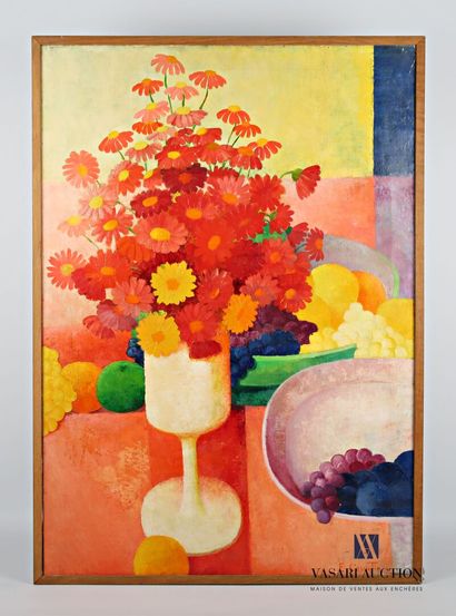 COURTIN Émile (1923-1997)
Vase of orange...